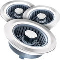 Kitchen Sink Drain Strainer & Sink Stopper, Upgraded 3 in 1 Stainless Steel Drain Plug Combo with Anti-Clog Basket, Pop Up Drain Cover for Standard 3-1/2'', Fits Double Bowl Kitchen Sinks