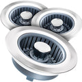 Kitchen Sink Drain Strainer & Sink Stopper, Upgraded 3 in 1 Stainless Steel Drain Plug Combo with Anti-Clog Basket, Pop Up Drain Cover for Standard 3-1/2'', Fits Double Bowl Kitchen Sinks